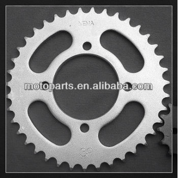 #428 motorcycle sprocket,chinese atv transmission gear, 103 parts