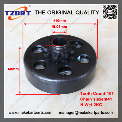 Go kart clutch for 10T 3/4