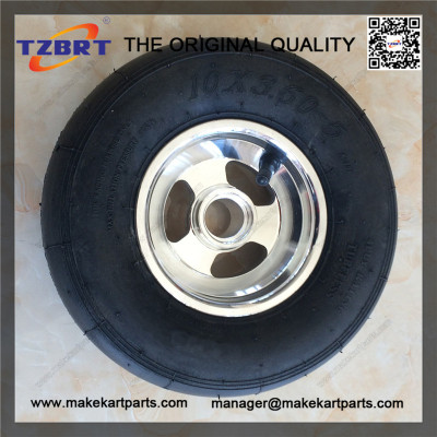 Good quality go kart tire 10x3.6-5 and aluminum rims