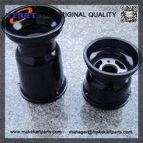 Kart magnesium 130mm/210mm black front and rear wheel 5 inch