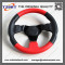 OEM steering wheel 300mm with black and red for kart made in China