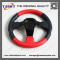 12 inch corn suede leather wrap drifting steering wheel