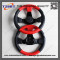 12 inch corn suede leather wrap drifting steering wheel