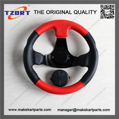 300mm 12 inch sport rally/racing car PU/PVC/steering wheel
