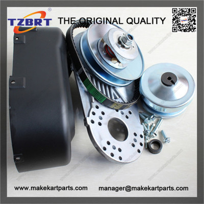 Go kart reverse gearbox with 3/4