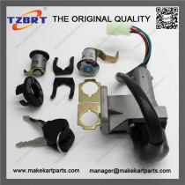 New Ignition Key Switch Lock Set for Chinese 50cc QT7 & 125cc T2 Scooter