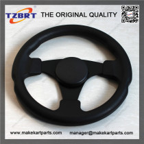 Diameter 300mm steering wheel with material iron and PU foam