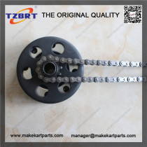 Go kart 5/8 inch engine shaft size clutch and spare chain