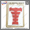 GOLD RED SLIVER Check Petrol Fuel Tank Pad Protector Sticker