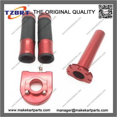 Motorcycle Parts CNC aluminum throttling handle set With Red Color