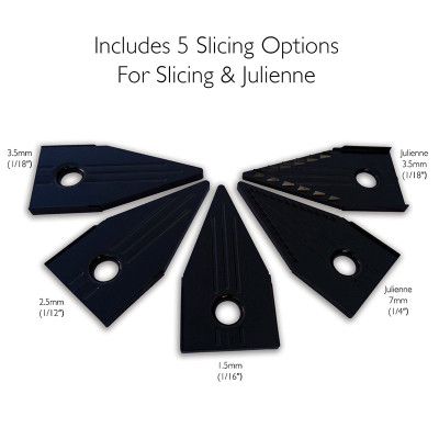 Lekoch 5 V-Blade Mandoline with hand held and blade box