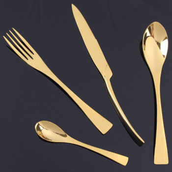 LEKOCH-4PCS Vogue Gold Flatware