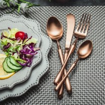 4pcs Luxurious Series Rosegold Cutlery