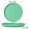 Lekoch Eco Friendly Green 4 PCS Bamboo Tableware Set Dinner Plates