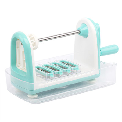 Lekoch Vegetable Cutter Round Mandoline Slicer Potato Julienne Carrot Grater Cheese Slicer