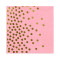 Lekoch Air-laid Disposables Paper Pink with Gold Dots Napkins 50PCS