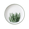 Lekoch Nordic Style Plate Ceramic Dinner Plates 8 inches--Leaf E