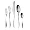 LEKOCH 5 PCS Classical Silver Flatware Set Stainless Steel Cutlery