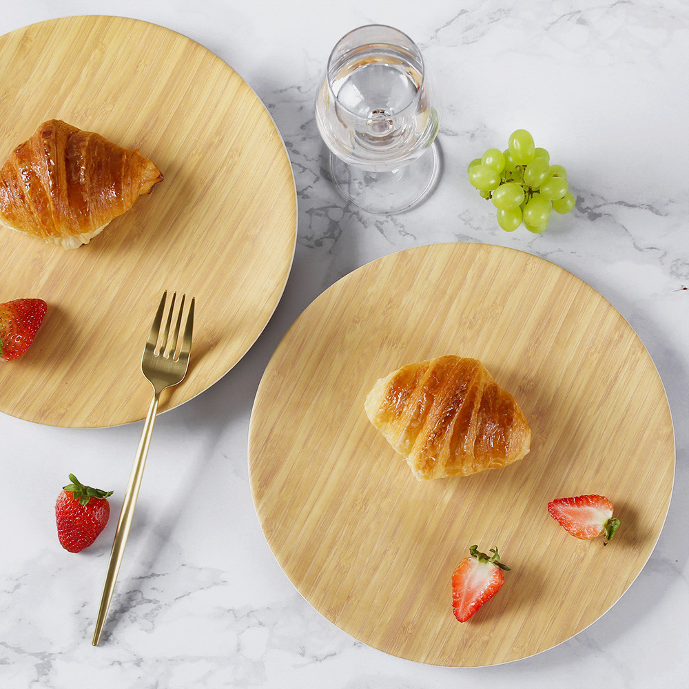 lekoch bamboo dinner plates