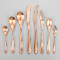 Lekoch Rose Gold Stainless Steel Cutlery Set Wholesale