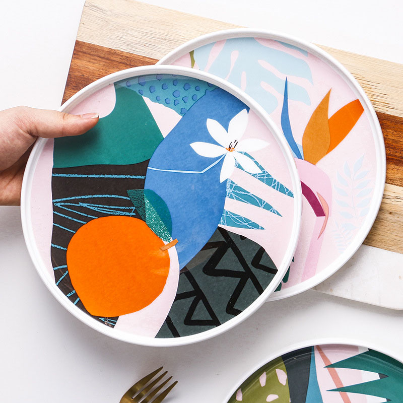 Color Blocking dishes