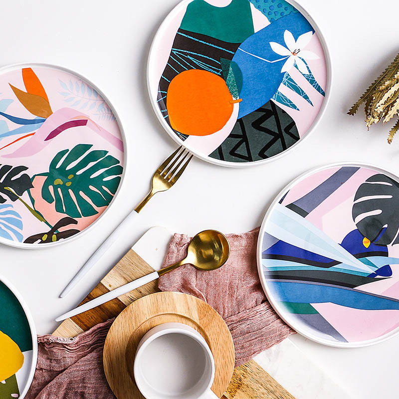 Color Blocking dishes