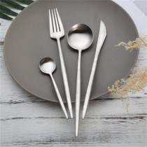 LEKOCH 4 PCS 18/10 Stainless-steel Flatware Set Portugal Classical SILVER