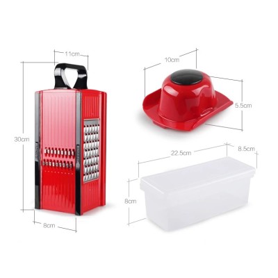 Lekoch 4-sided box slicer with protecting hand