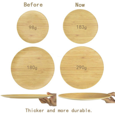 Lekoch® 16 Pieces Breath Series Wood Grain Bamboo Tableware Set for 4 people