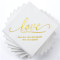 Lekoch Air-laid Disposables Paper with LOVE letter Napkins 50PCS