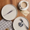 2 Pieces Coffee Husk Dinner Plates Eco Friendly Bamboo Plates Set