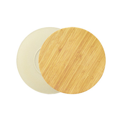 Lekoch Eco Friendly Bamboo Fiber Dinnerware Set Dinner Plates 4pcs