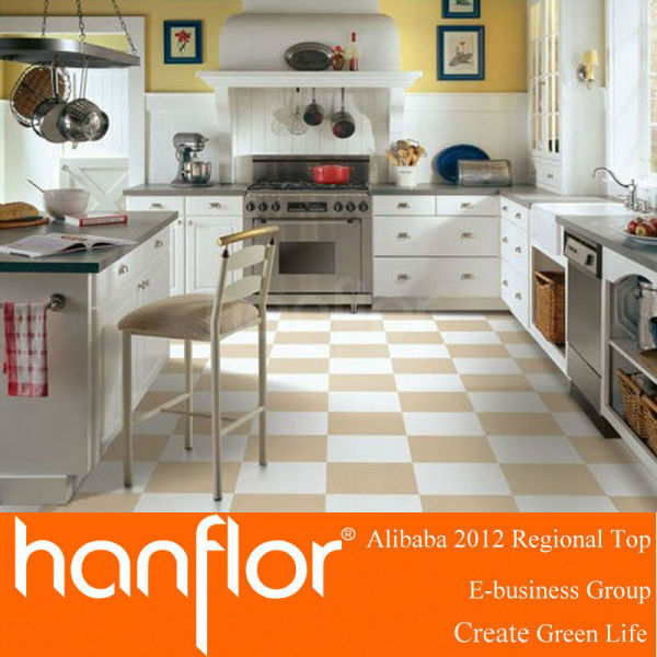 Belle maison utilisation PVC revêtement de sol carrelage