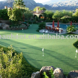 Barato eco friendly ao ar livre campo de golfe grama falsificada