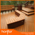 Bois en plastique panneaux de plancher