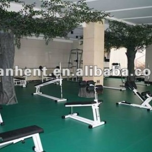 Sala de treinamento esporte piso
