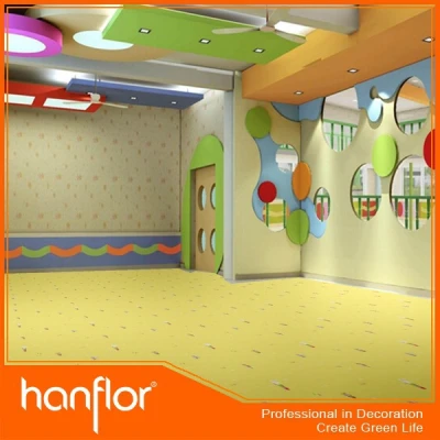 Barato vinil grosso rolo piso para jardim de infância e centro de educação precoce