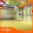 Seguridad eco-friendly buen quanlity pvc grueso rollo de vinilo para kindergarten