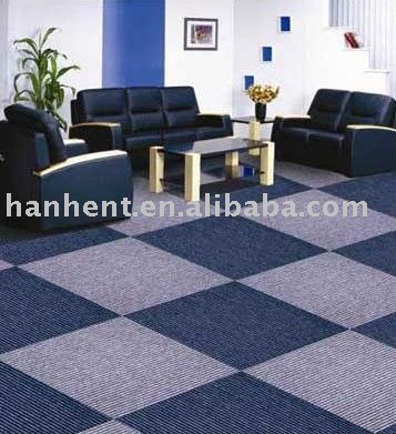Alta calidad 100% de polipropileno azulejo de la alfombra de sala de estar