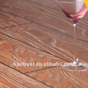 2013 mais novo laminado pisos de madeira ( HDF / único clique / espiral superfície dos grãos