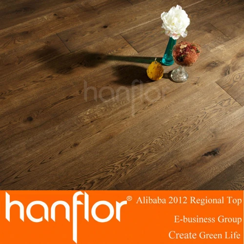 Venda quente AC2 / AC3 / AC4 HDF à prova d ' água EIR Ash laminado piso de madeira