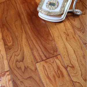 Handscrap grão piso laminado