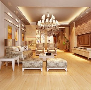 Design clássico piso laminado