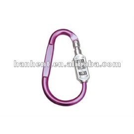De color rosa del diseño del anillo de equipaje sin llave de bloqueo