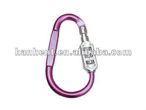 De color rosa del diseño del anillo de equipaje sin llave de bloqueo