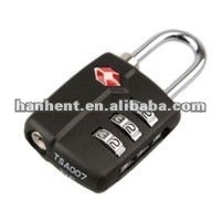 Tsa alta negro combinación cerraduras