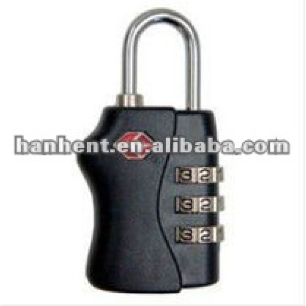Tsa 3 digit metal seguro combination lock