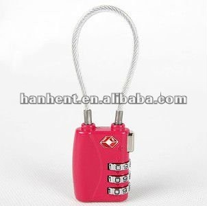 Elástica tsa bagagem do viajante bloqueio