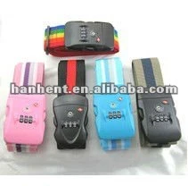 Tsa 3 Dial bagagem personalizado cinta