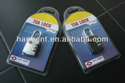 3 dígitos tsa cadeado da combinação, tsa-302
